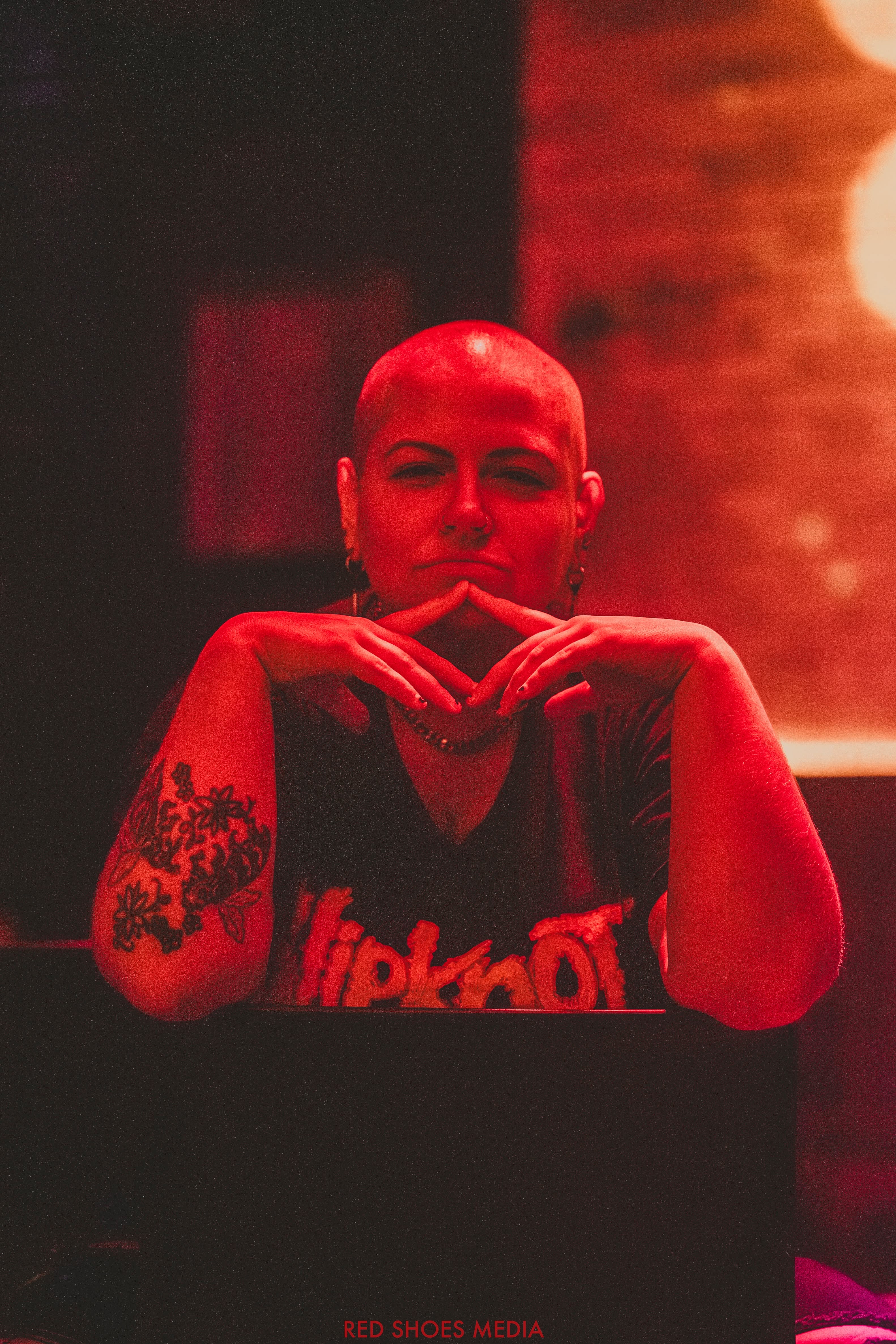 Connor Meade performing stand-up comedy